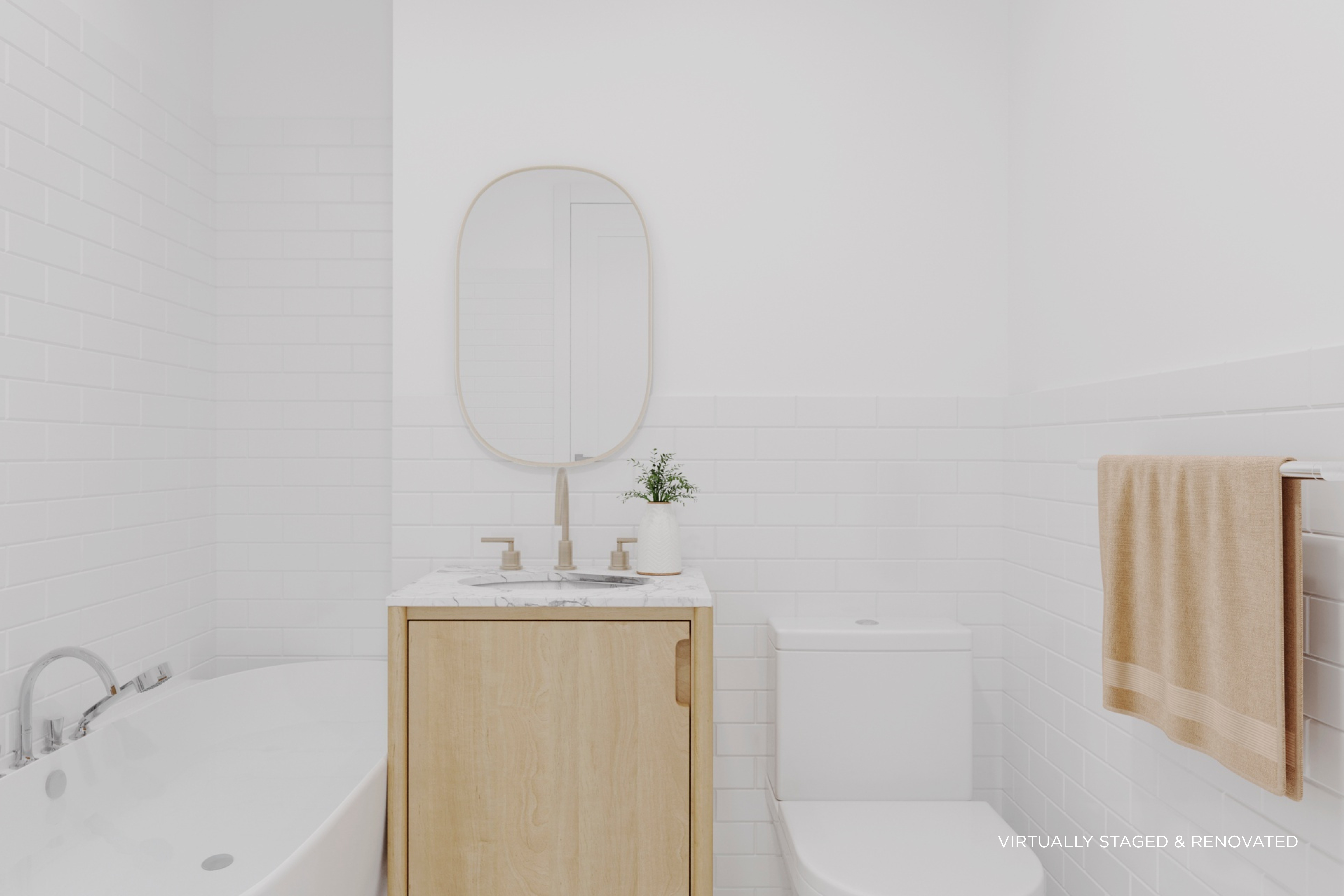 20 West 72nd Street, Unit 1403 Manhattan, NY 10023 - Photo 5 of 8 a bathroom with a sink toilet and a mirror