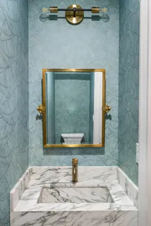 a view of a large white building