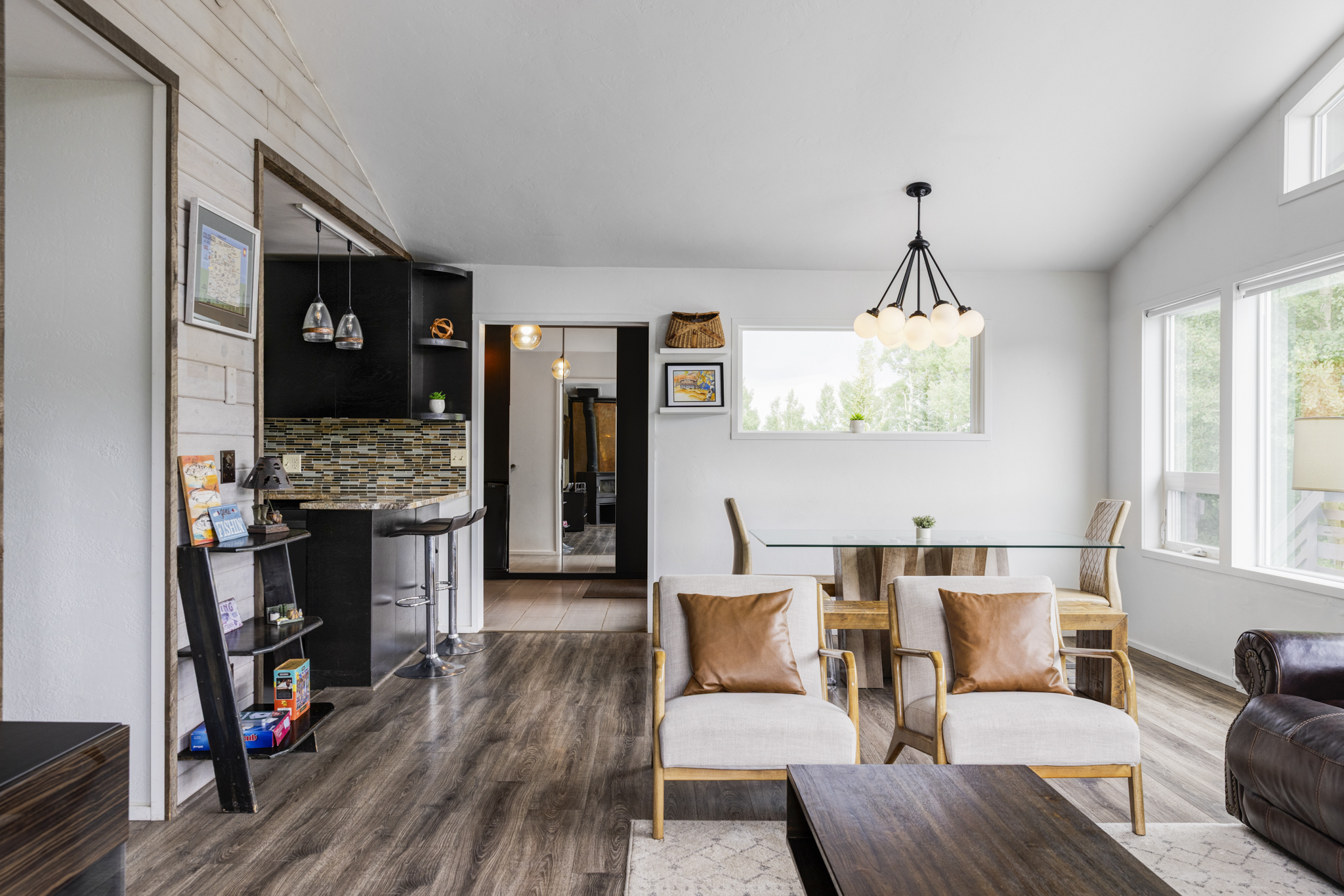 133 Gold Run Road Alma, CO 80420 - Photo 5 of 46 a living room with furniture and a flat screen tv