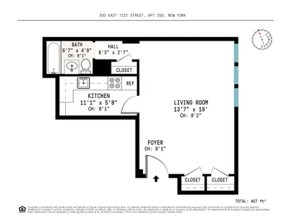 $385,000 | 300 East 71st Street, Unit 15D | Lenox Hill