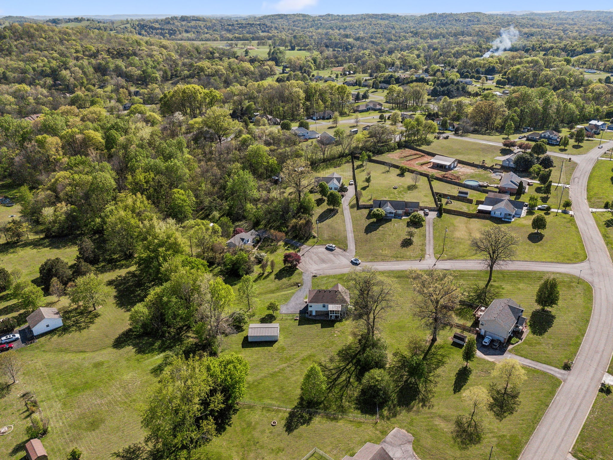 405 Billy Lane Spring Hill, TN 37174 - Photo 36 of 39 an aerial view of residential houses with outdoor space
