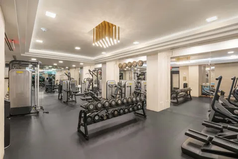 a view of a city with tall buildings