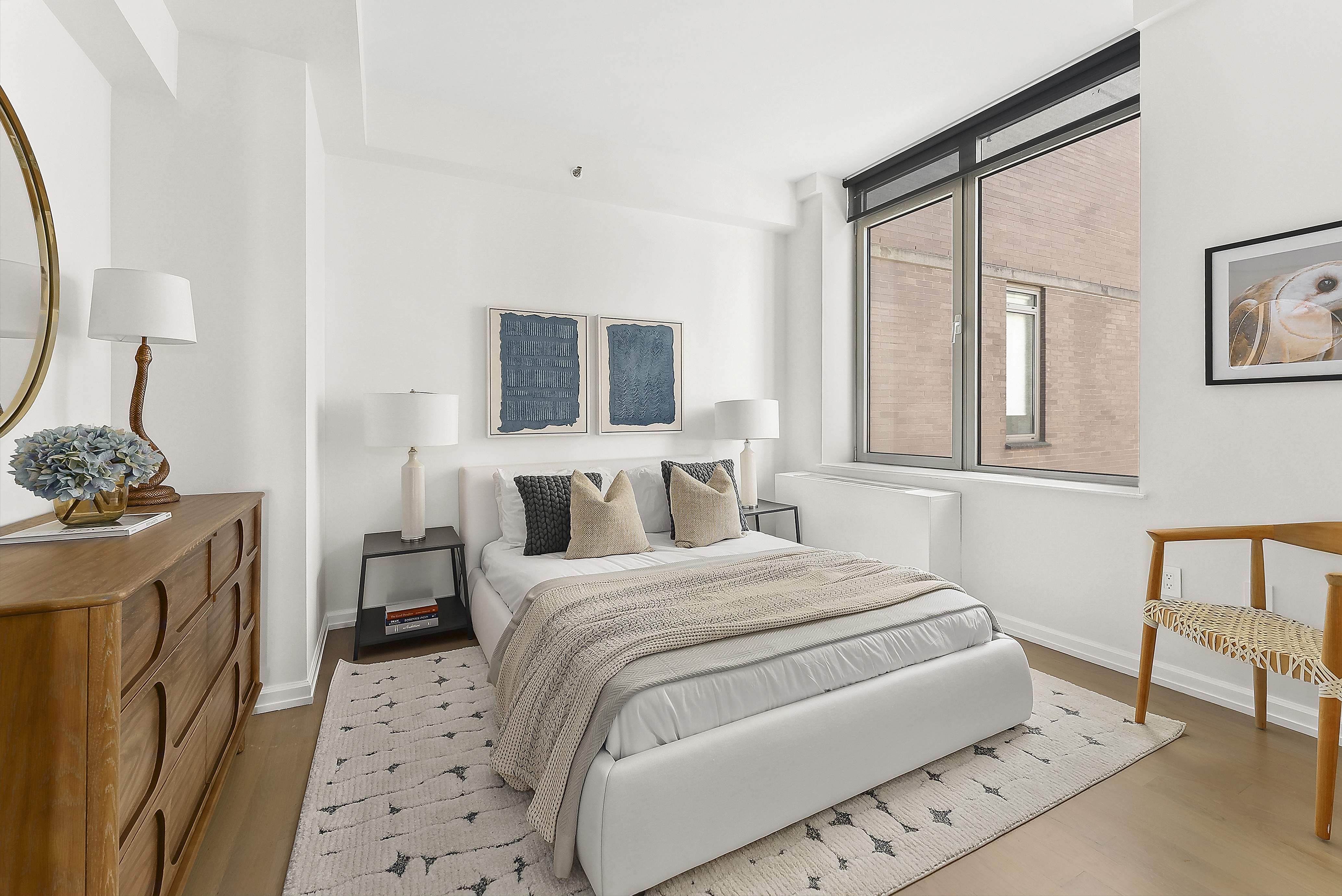 224 West 18th Street, Unit PHA Manhattan, NY 10011 - Photo 18 of 24 a bedroom with a bed and a couch