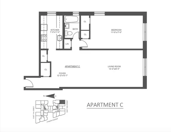 $6,995 | 85 4th Avenue, Unit 2C | Greenwich Village