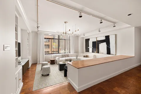 a very nice looking room with a large window