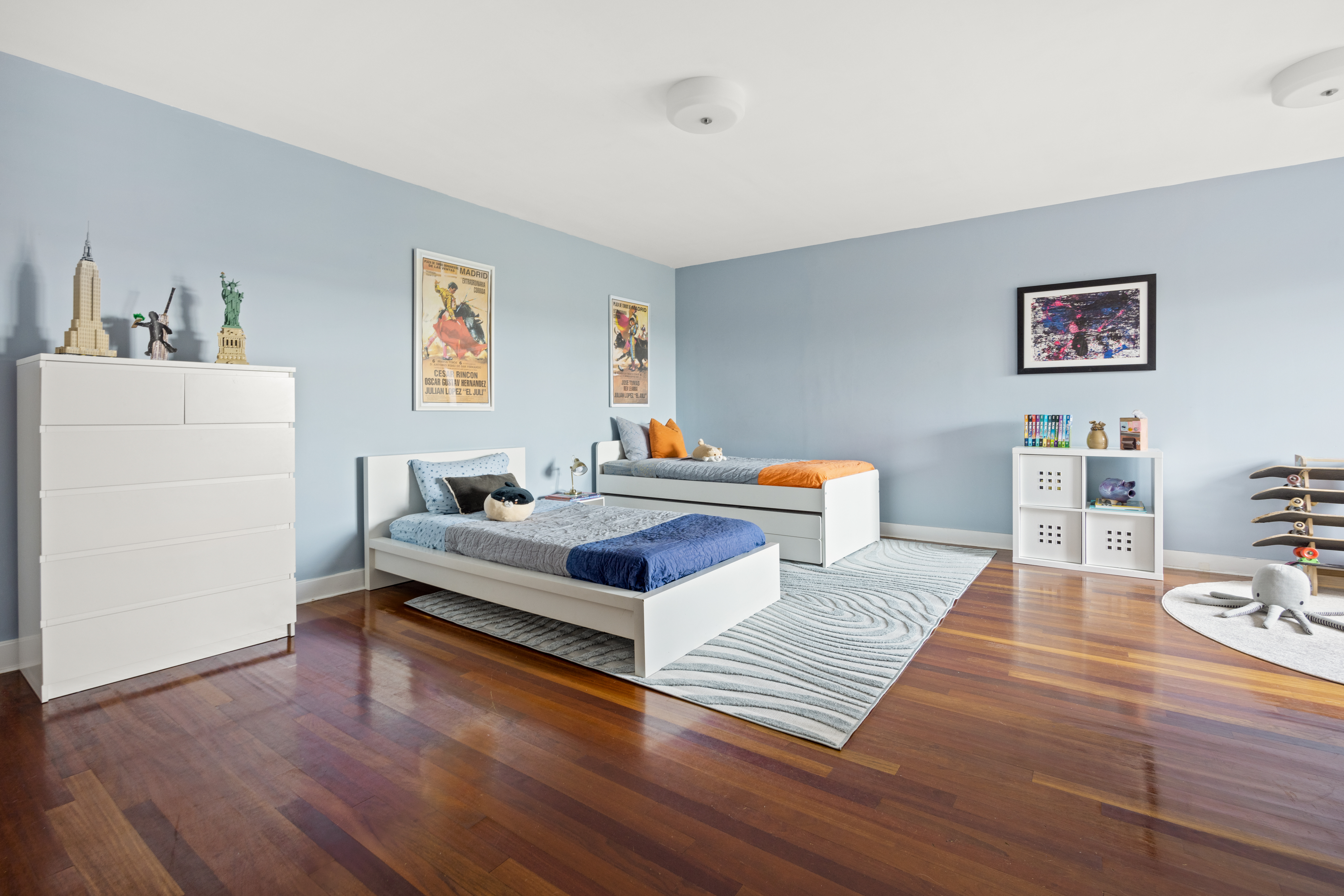 93 Rapelye Street, Unit 6C Brooklyn, NY 11231 - Photo 6 of 14 a living room with furniture and a wooden floor