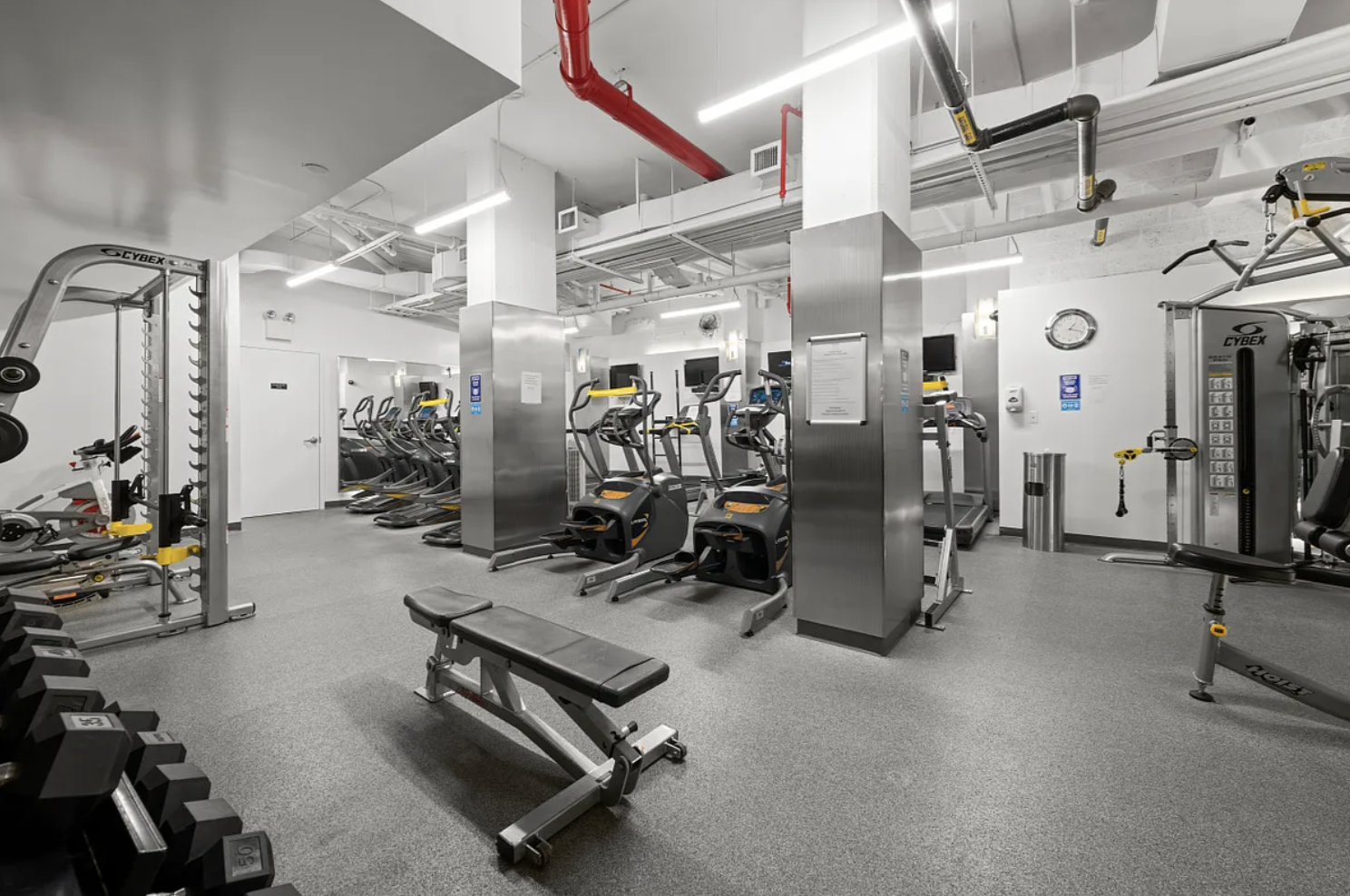 2 5th Avenue, Unit 2R Manhattan, NY 10011 - Photo 9 of 12 a view of a room with gym equipment