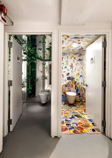 a view of a living room and a window