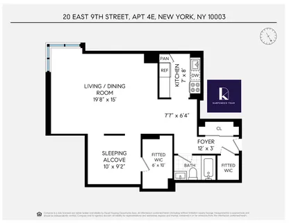 $925,000 | 20 East 9th Street, Unit 4E | Greenwich Village