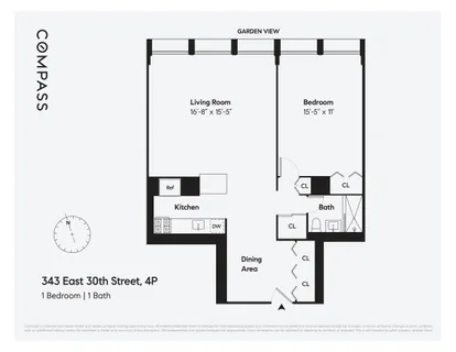 $925,000 | 343 East 30th Street, Unit 4P | Kips Bay