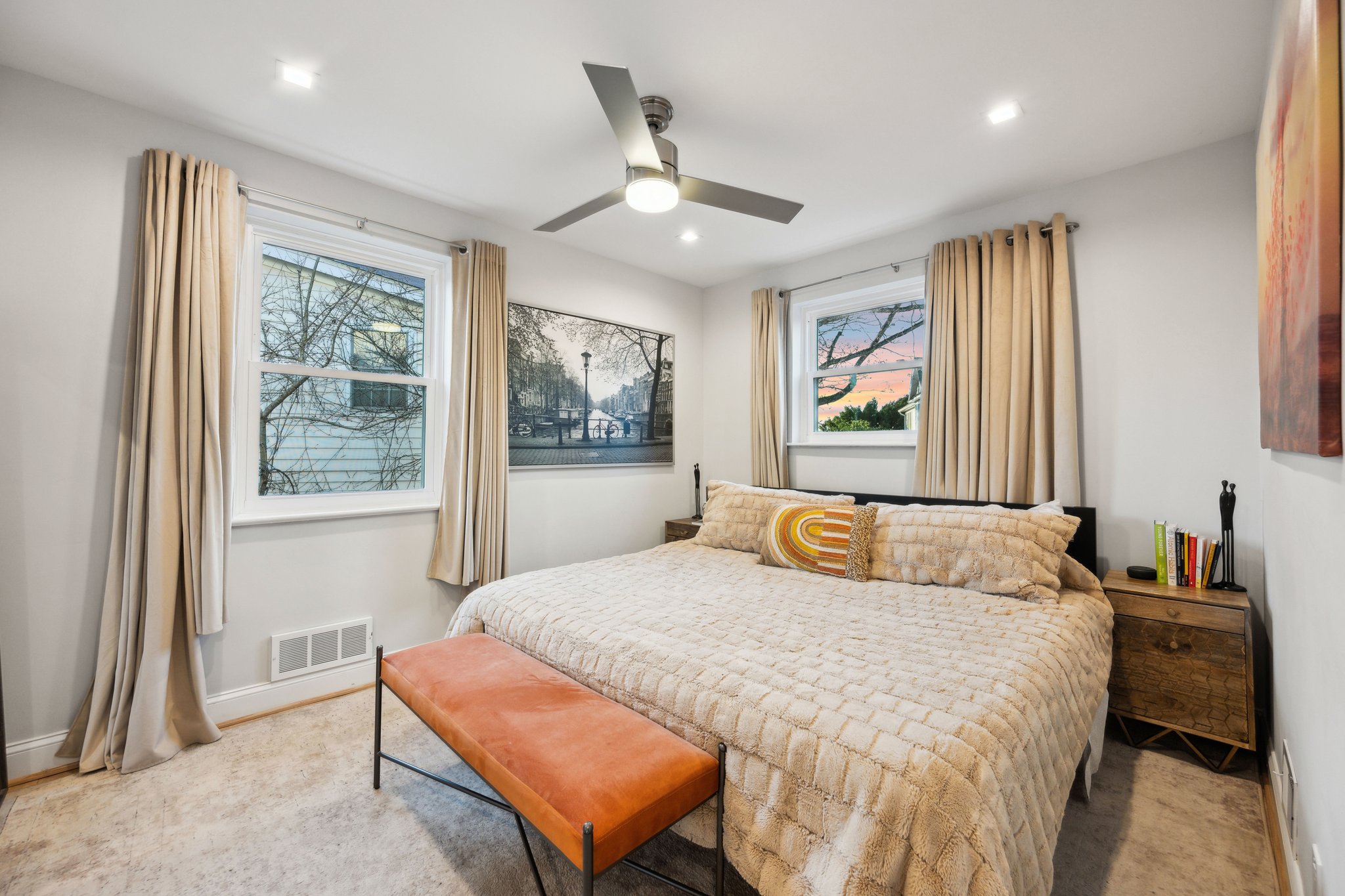 2607 Ross Road Chevy Chase, MD 20815 - Photo 16 of 37 a bedroom with a large bed and a window