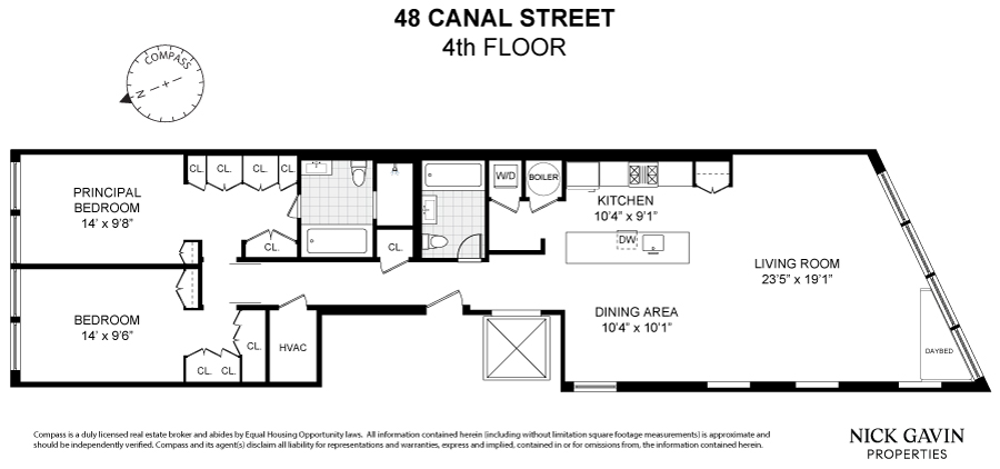 48 Canal Street, Unit 4 Manhattan, NY 10002 - Photo 13 of 13 a picture of a book and a bench