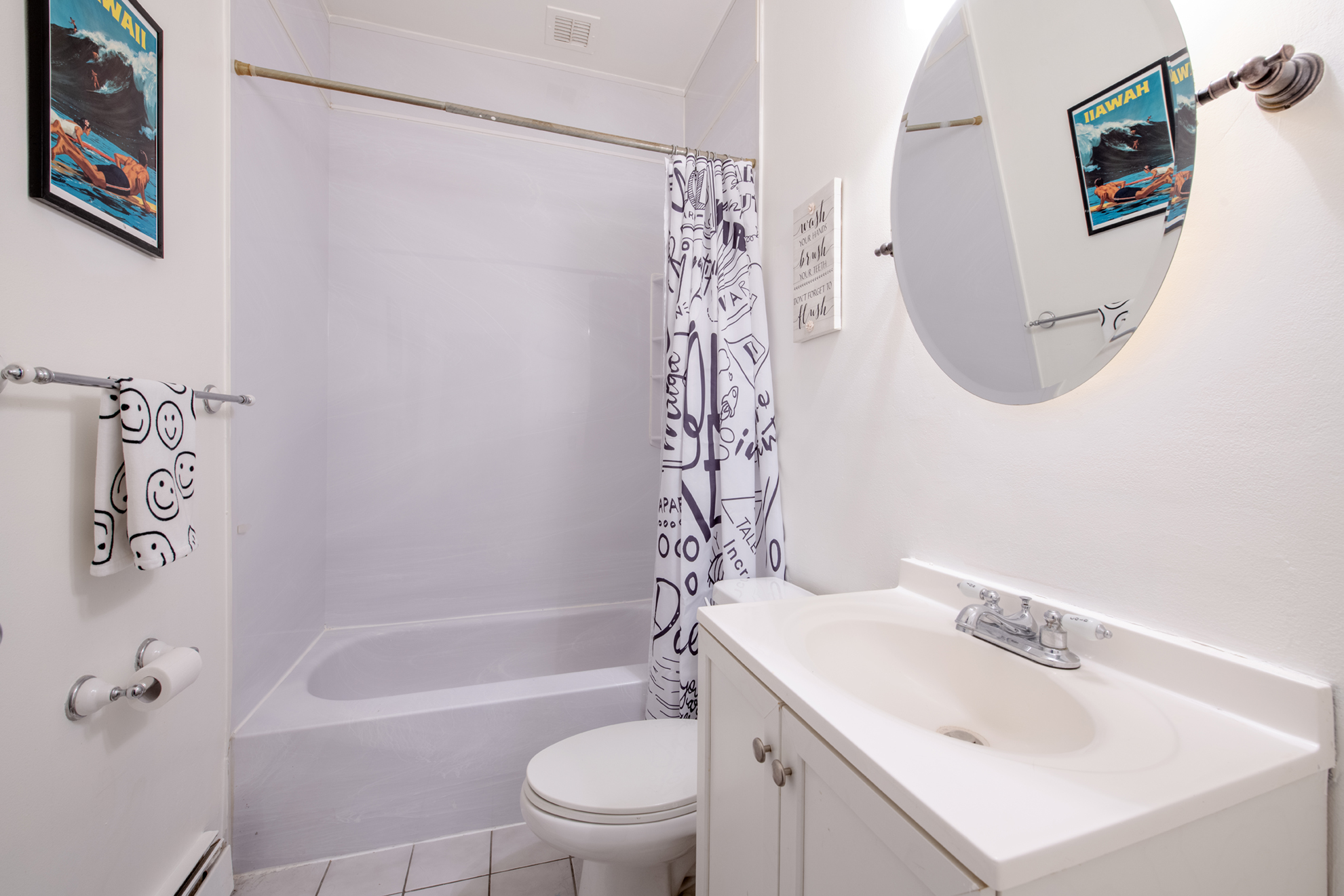 352 West 117th Street, Unit 1E Manhattan, NY 10026 - Photo 11 of 13 a bathroom with a sink a toilet and shower