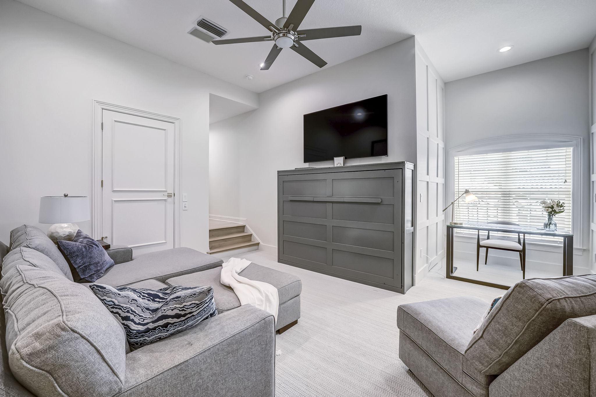 24624 Harbour View Drive Ponte Vedra Beach, FL 32082 - Photo 92 of 186 a living room with furniture and a flat screen tv