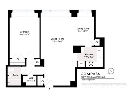 $1,165,000 | 200 West 79th Street, Unit 16E | Upper West Side
