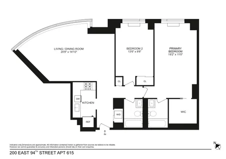 $1,649,000 | 200 East 94th Street, Unit 615 | Upper East Side