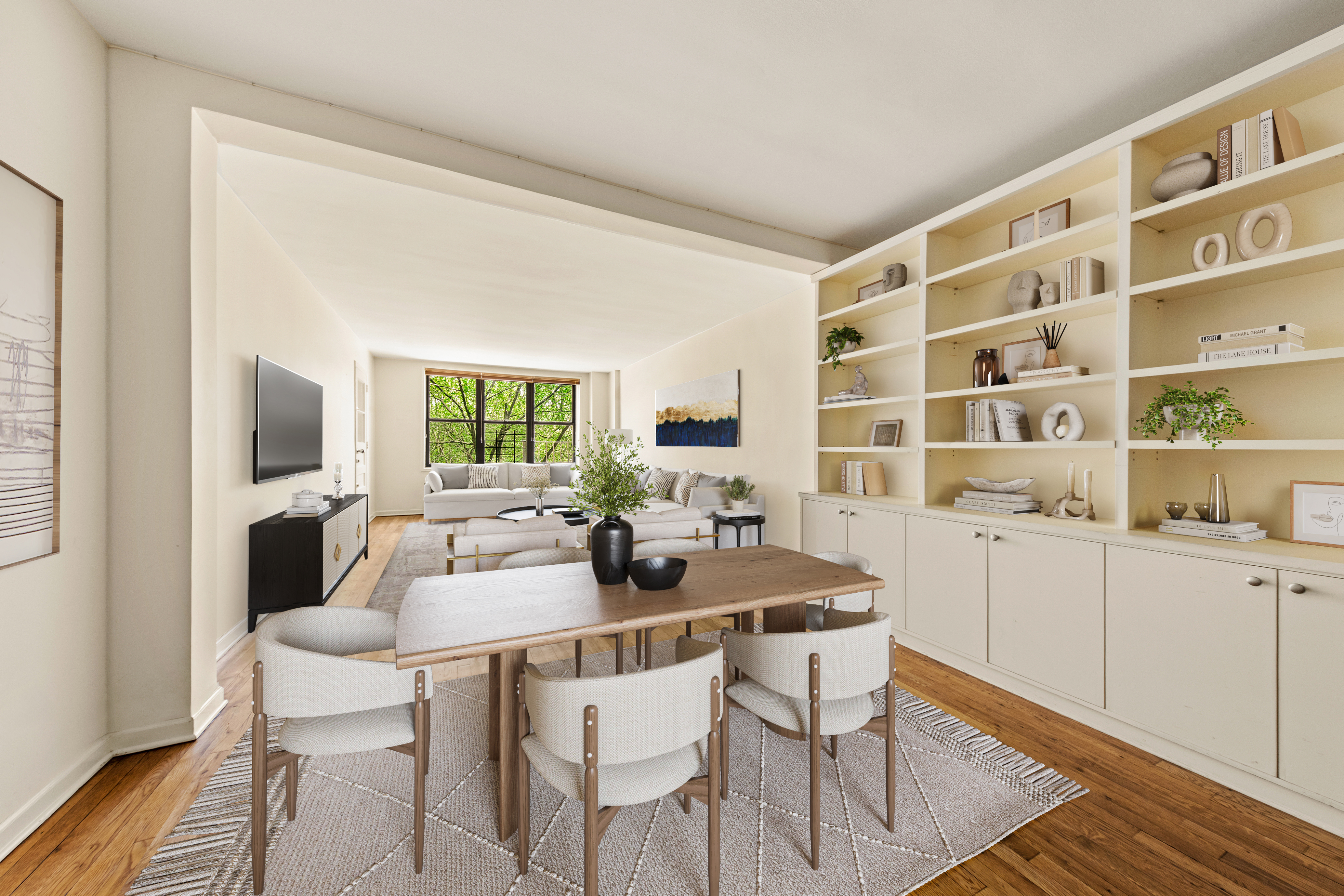 185 Prospect Park Southwest, Unit 301 Brooklyn, NY 11218 - Photo 2 of 9 a dining room with furniture and window