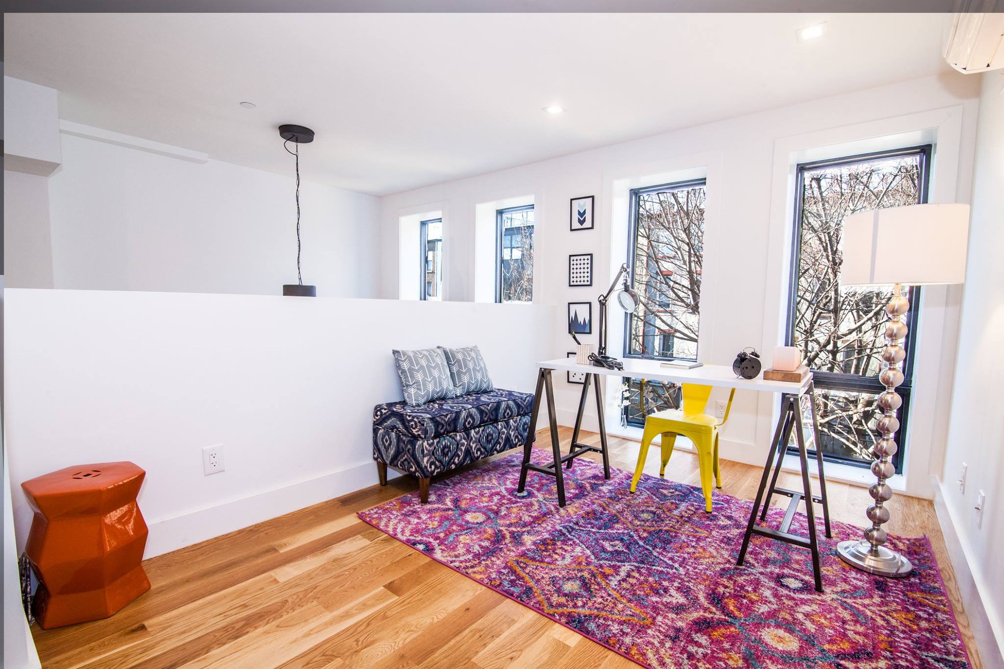 385 Jefferson Avenue, Unit C Brooklyn, NY 11221 - Photo 19 of 21 a living room with furniture and wooden floor