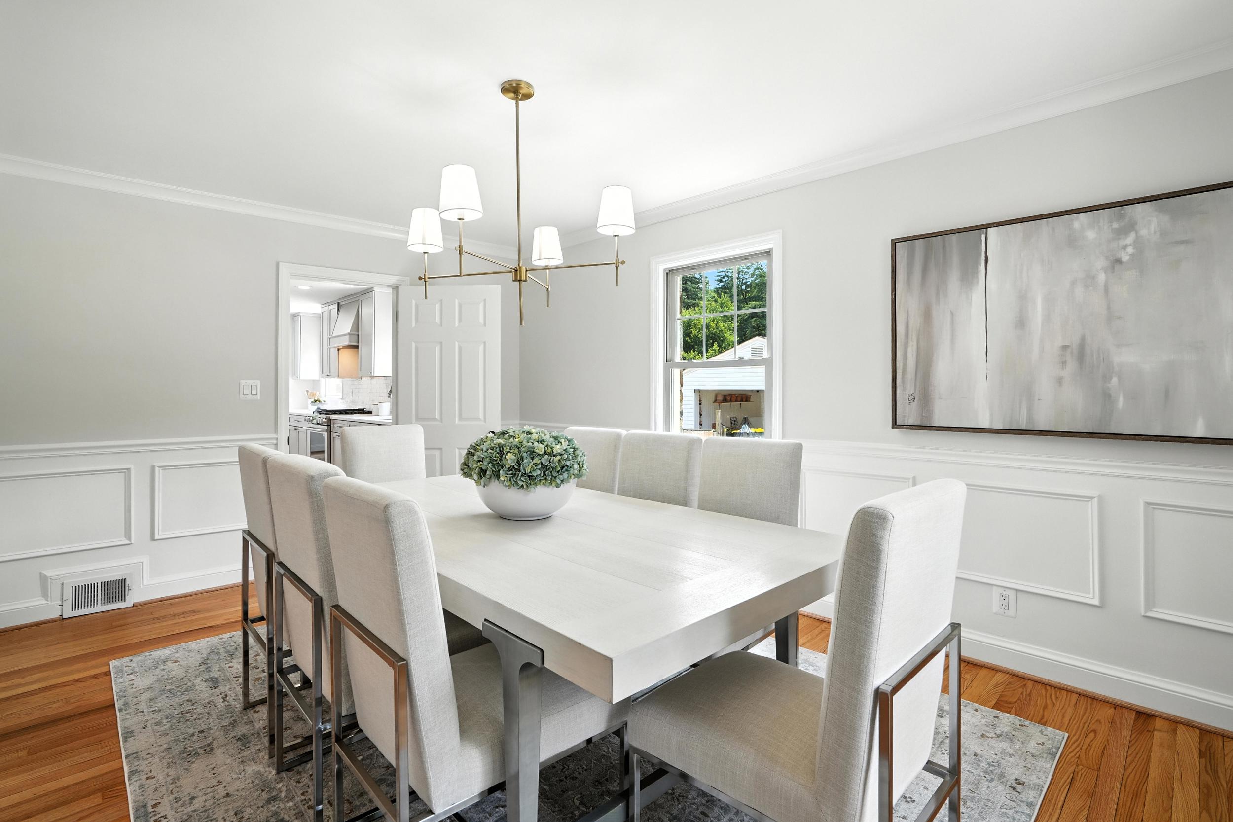 4505 Park Road Alexandria, VA 22312 - Photo 28 of 80 a view of a dining room with furniture and wooden floor