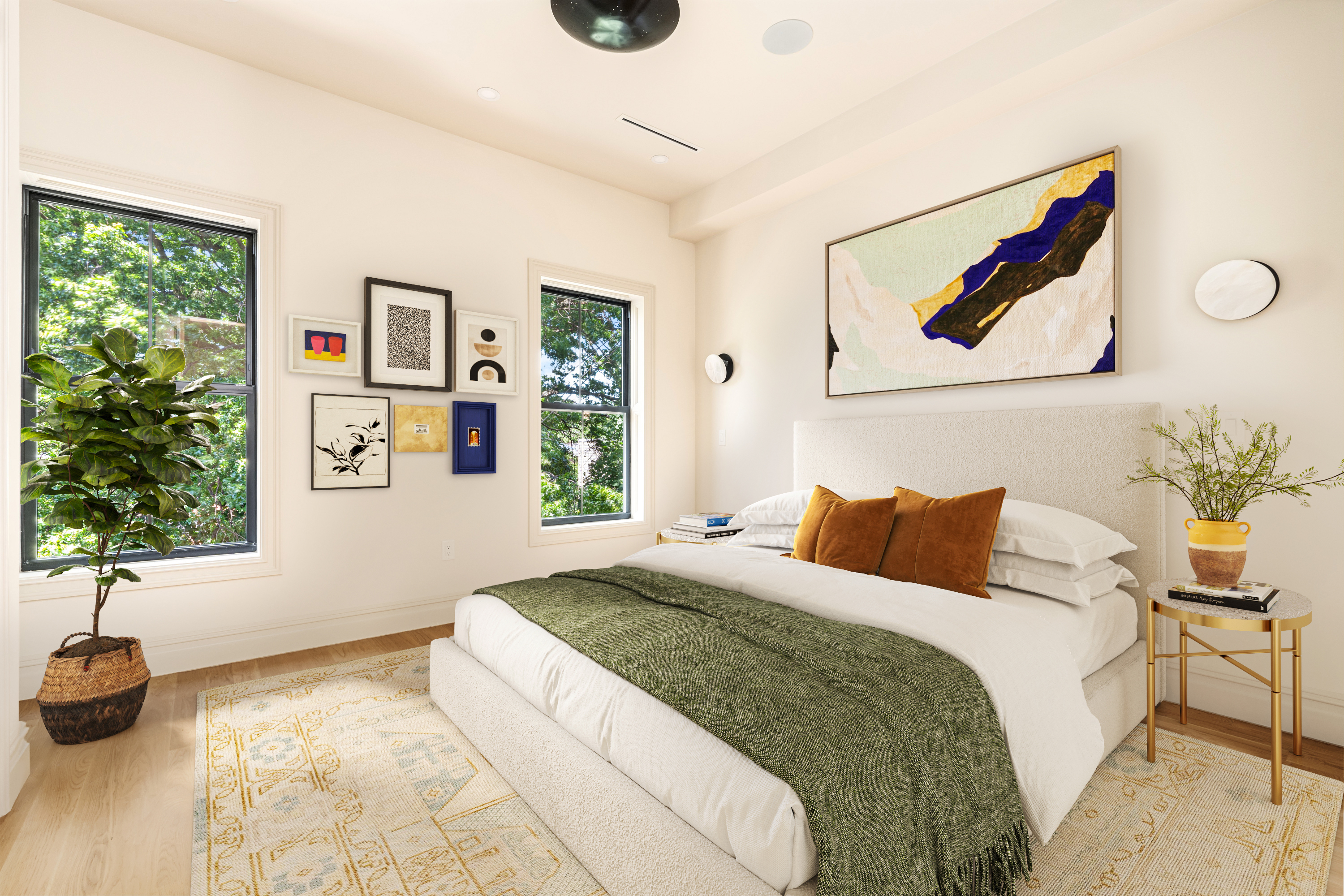 1273 Saint Marks Avenue Brooklyn, NY 11213 - Photo 5 of 12 a bedroom with a bed and a window