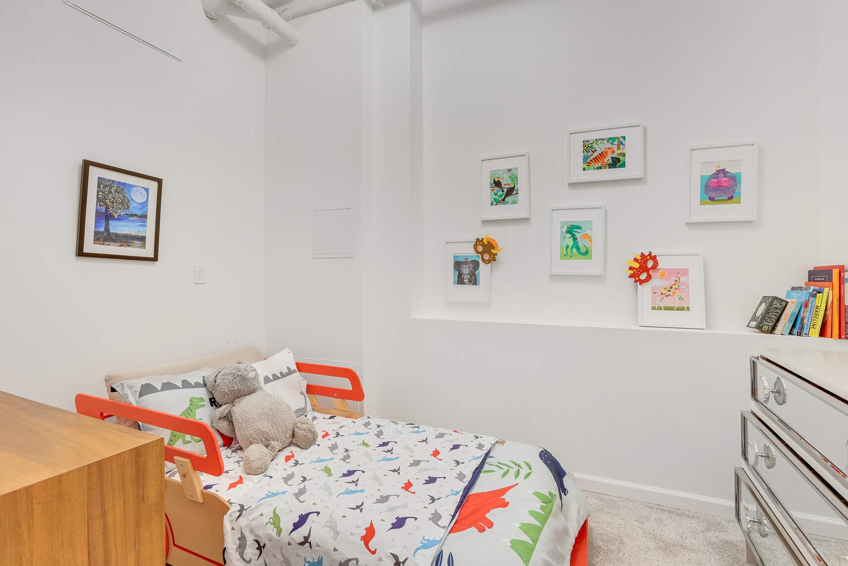 35 East 12th Street, Unit 8C Manhattan, NY 10003 - Photo 13 of 22 a bedroom with a bed and a couch