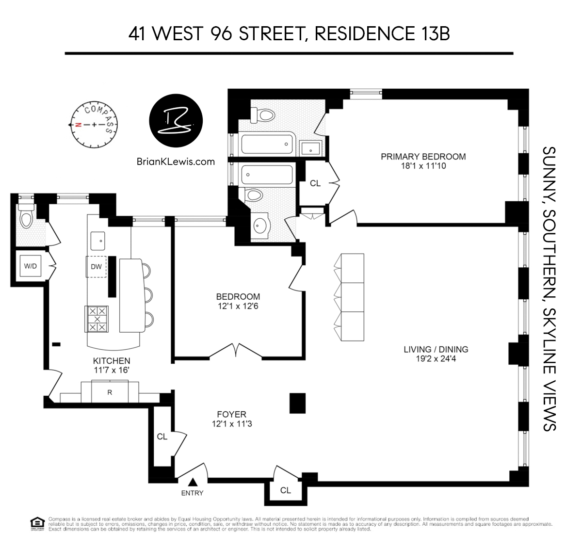 41 West 96th Street, Unit 13B Manhattan, NY 10025 - Photo 13 of 13