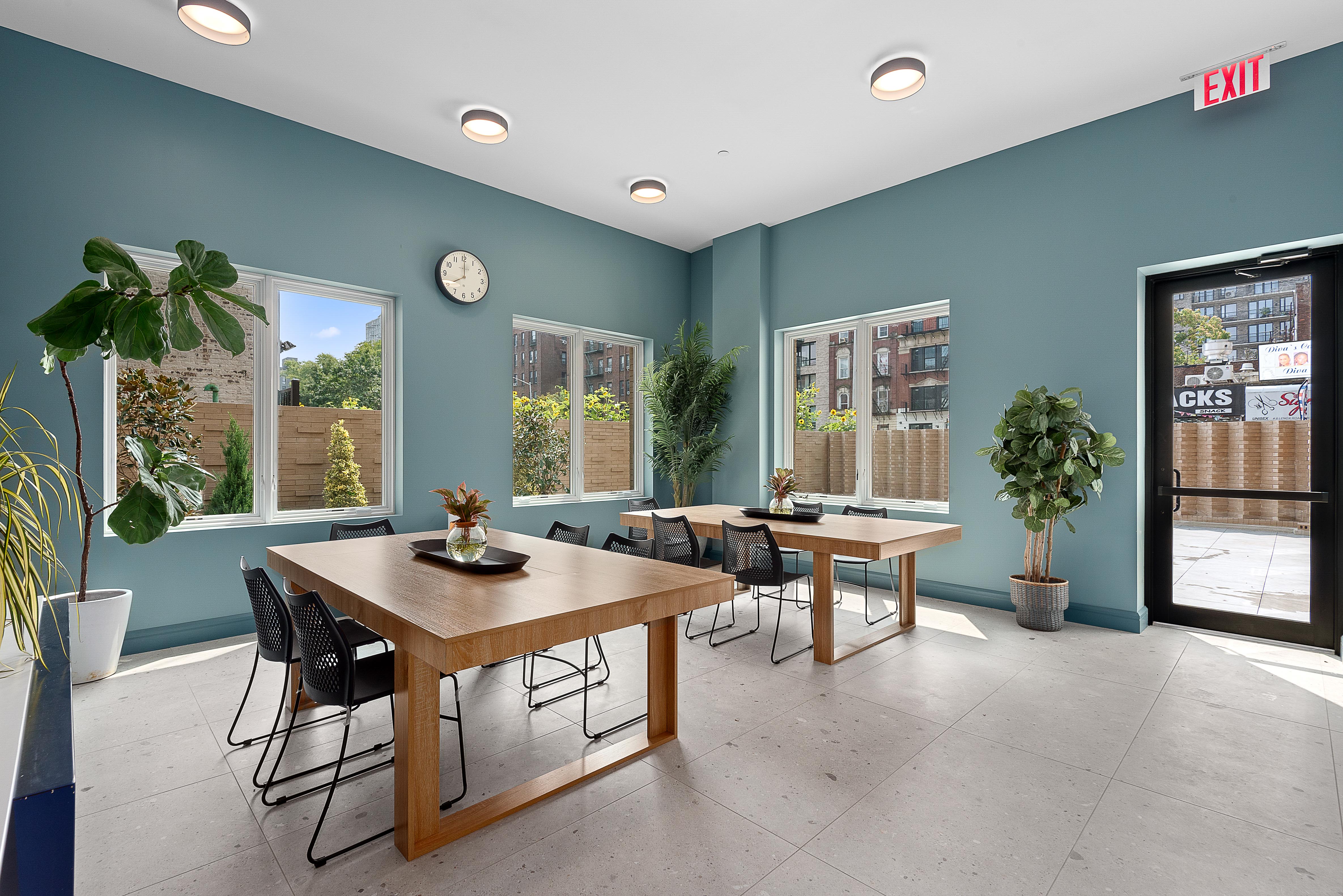 1 Lenox Road, Unit 5A Brooklyn, NY 11226 - Photo 5 of 10 a view of a dining room with furniture window and outside view