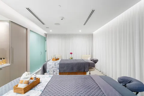 a view of building with outdoor space