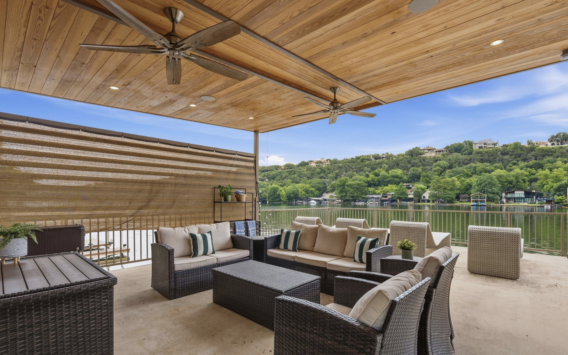 3605 Robbins Road Austin, TX 78730 - Photo 50 of 51 a view of a terrace with couches and pool
