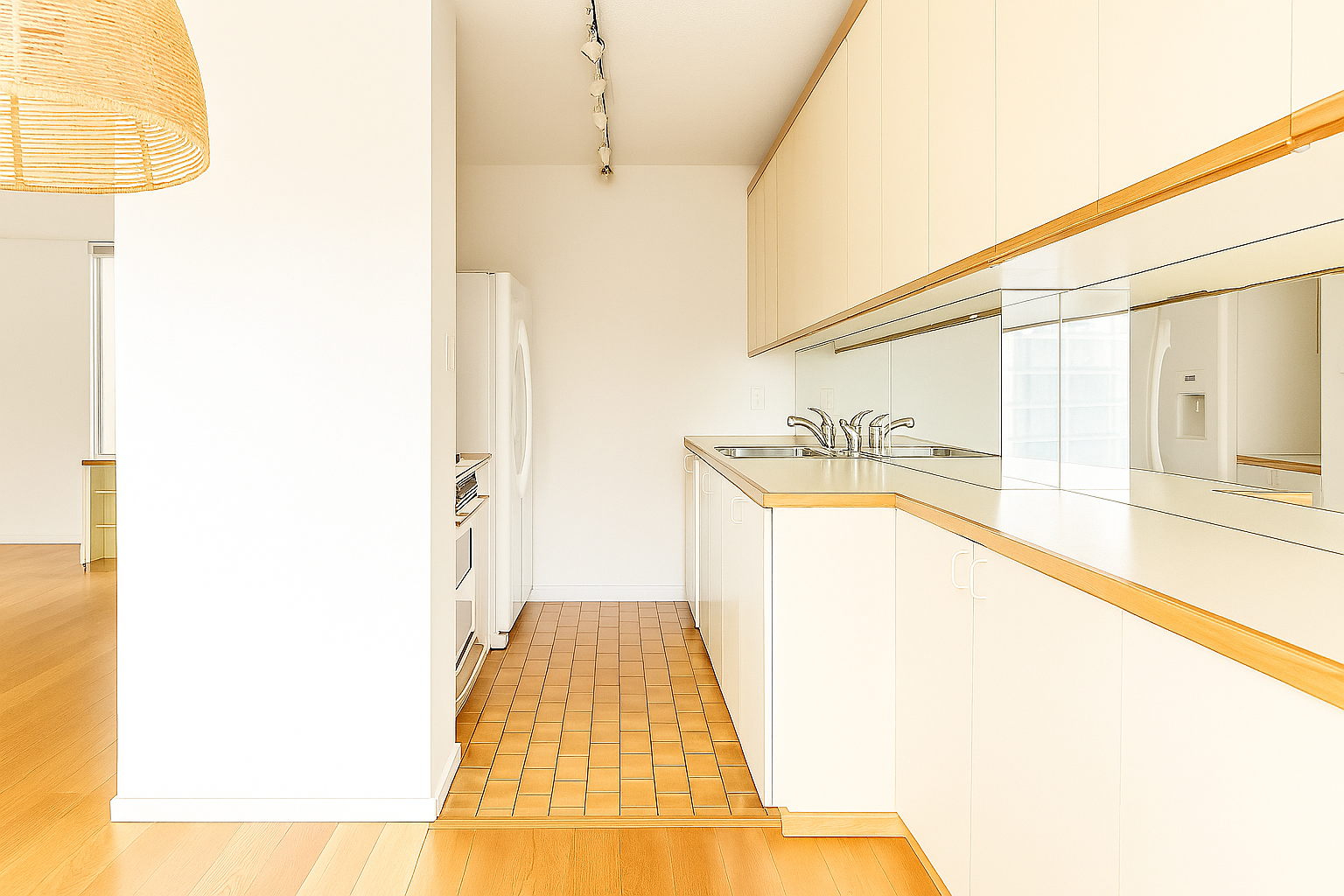 137 East 36th Street, Unit 15B Manhattan, NY 10016 - Photo 3 of 14 a bathroom with a sink and a mirror