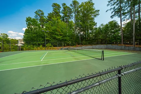 a view of a tennis court