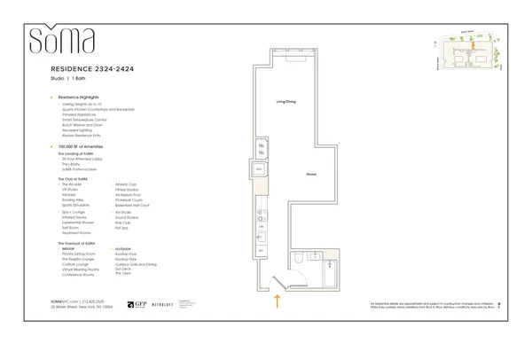 $5,125 | 25 Water Street, Unit 2424 | Financial District