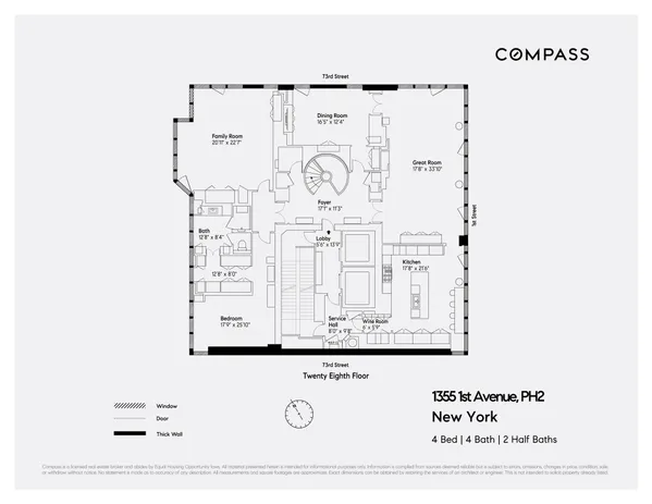 $60,000 | 1355 1st Avenue, Unit PH2 | Lenox Hill