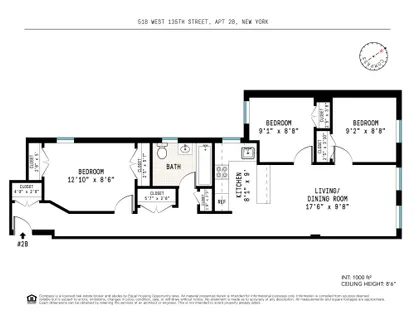 $350,000 | 518 West 135th Street, Unit 2B | Manhattanville