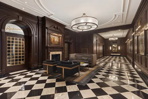 a view of a entryway with furniture