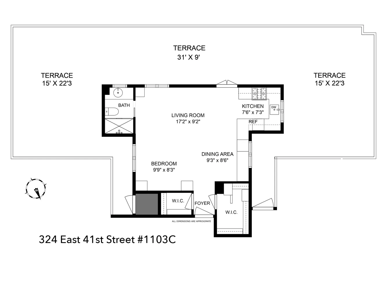 $5,995 | 324 East 41st Street, Unit 1103C | Murray Hill