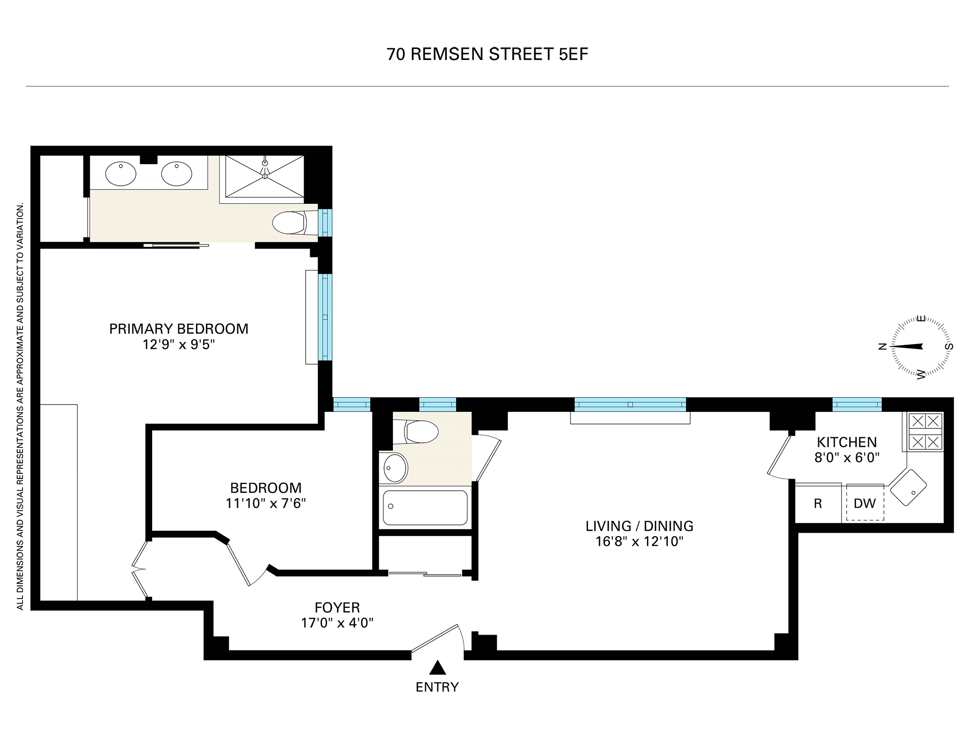 70 Remsen Street, Unit 5EF Brooklyn, NY 11201 - Photo 9 of 9 Gallery Image 9