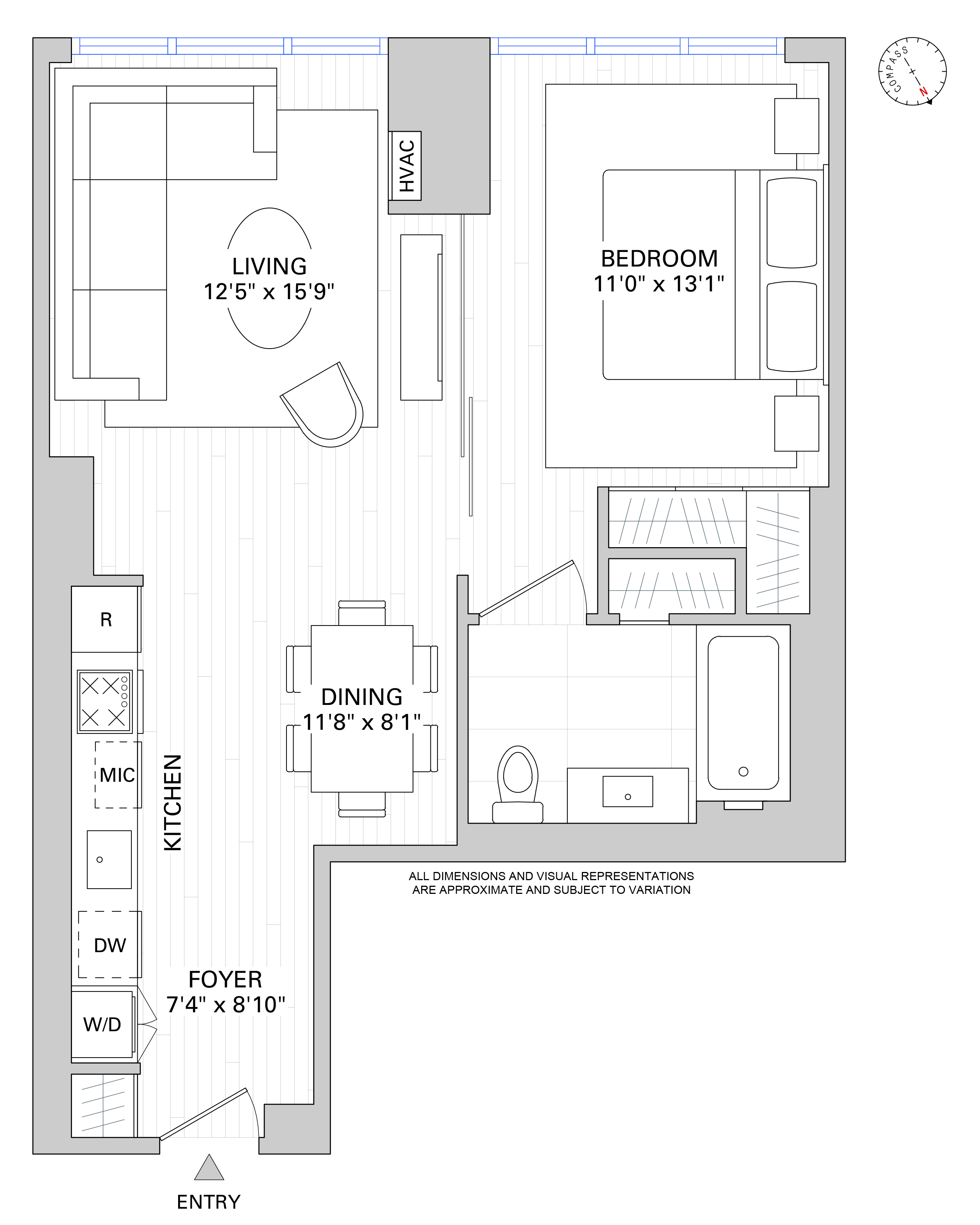 540 West 49th Street, Unit 506S Manhattan, NY 10019 - Photo 9 of 9 unknown