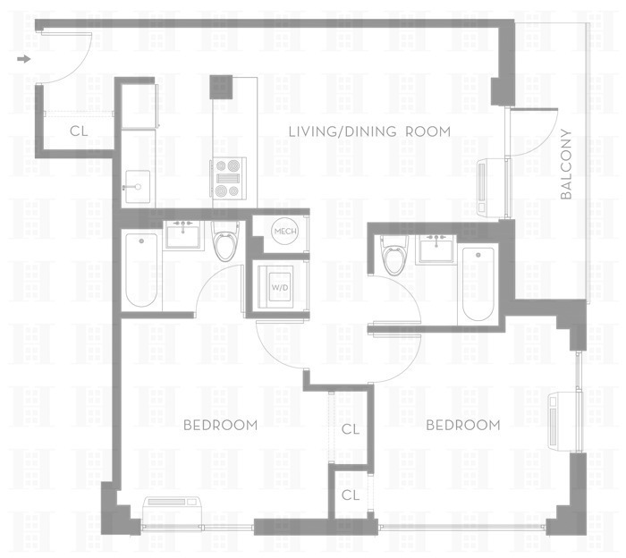 500 Sterling Place, Unit 3H Brooklyn, NY 11238 - Photo 7 of 12 a picture of a bench in front of a window