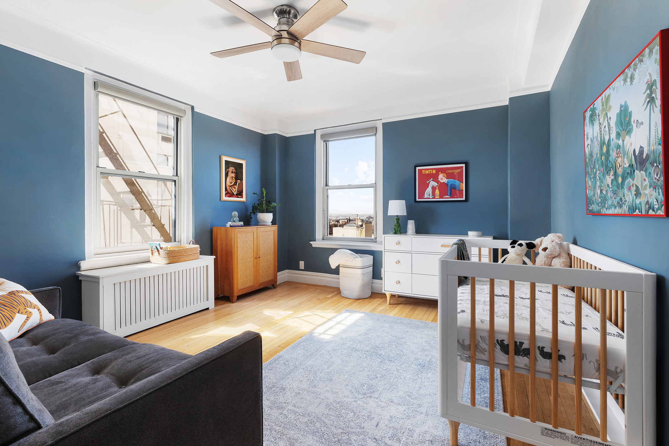 39 Plaza Street West, Unit 7C Brooklyn, NY 11217 - Photo 9 of 12 a living room with furniture and a window