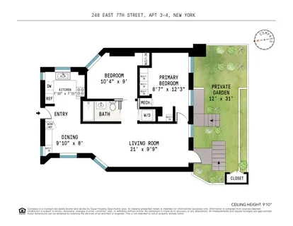 $1,250,000 | 248 East 7th Street, Unit 3/4 | East Village