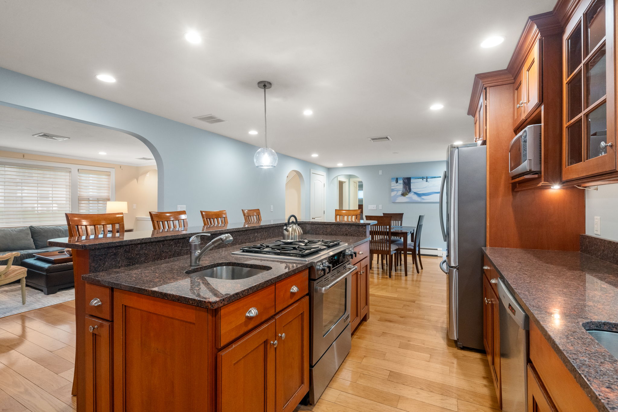 4 Gage Road Wayland, MA 01778 - Photo 8 of 32 a kitchen with lots of counter top space