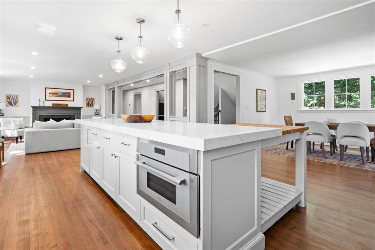 49 Garrison Road Hingham, MA 02043 - Photo 6 of 30 a view of kitchen with sink microwave and stove