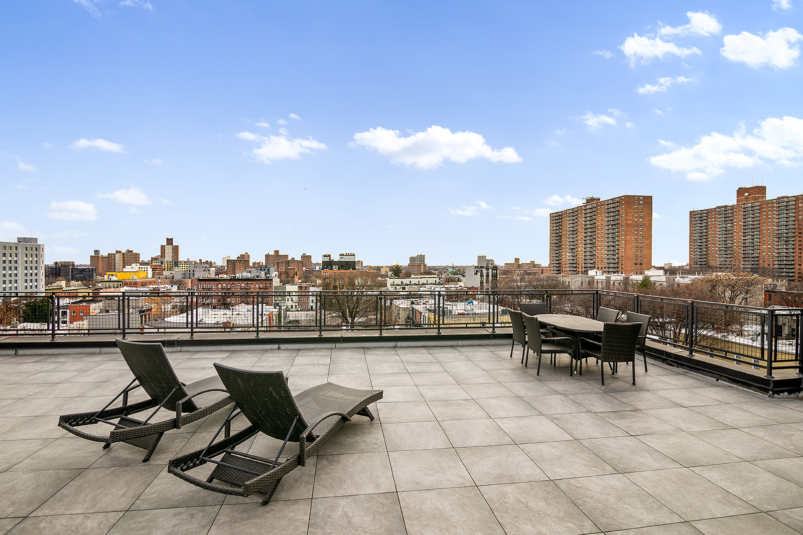 1325 Herkimer Street, Unit 302 Brooklyn, NY 11233 - Photo 5 of 10 a view of a terrace with sitting area