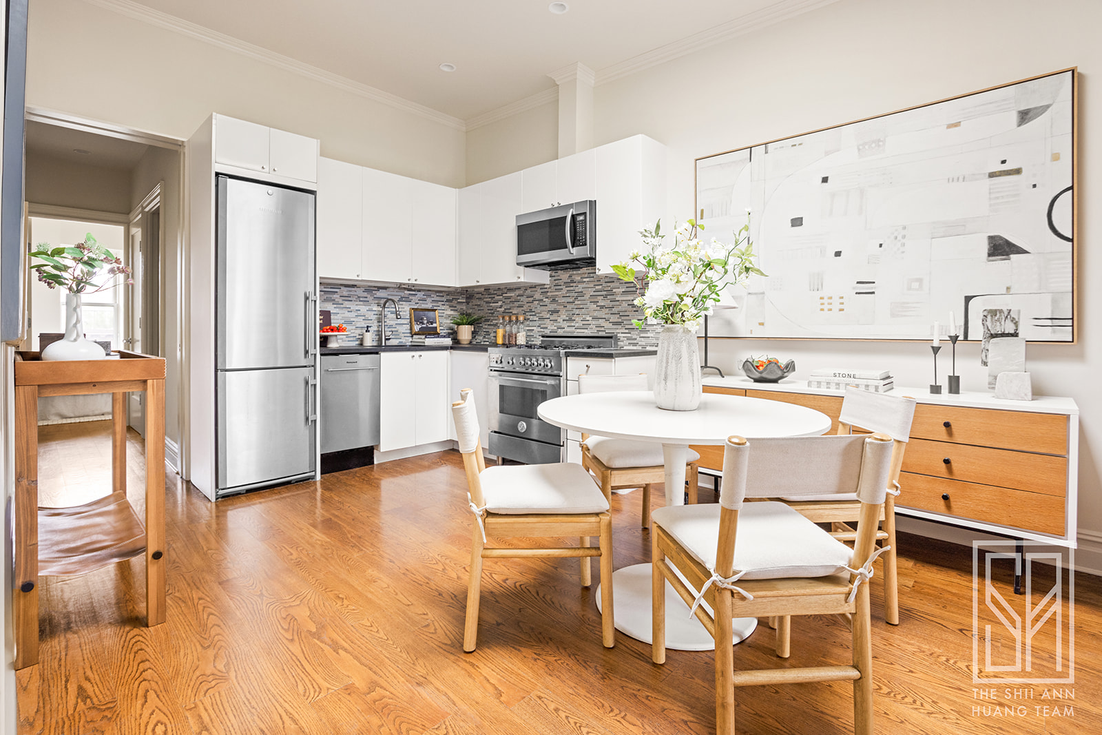 307 7th Street, Unit 4L Brooklyn, NY 11215 - Photo 4 of 15 a dining room with furniture and wooden floor