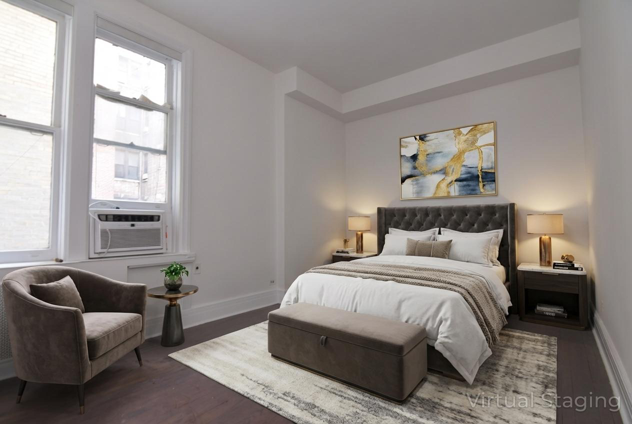 18 East 67th Street, Unit 2B/3B Manhattan, NY 10065 - Photo 2 of 18 a bedroom with a bed and a couch