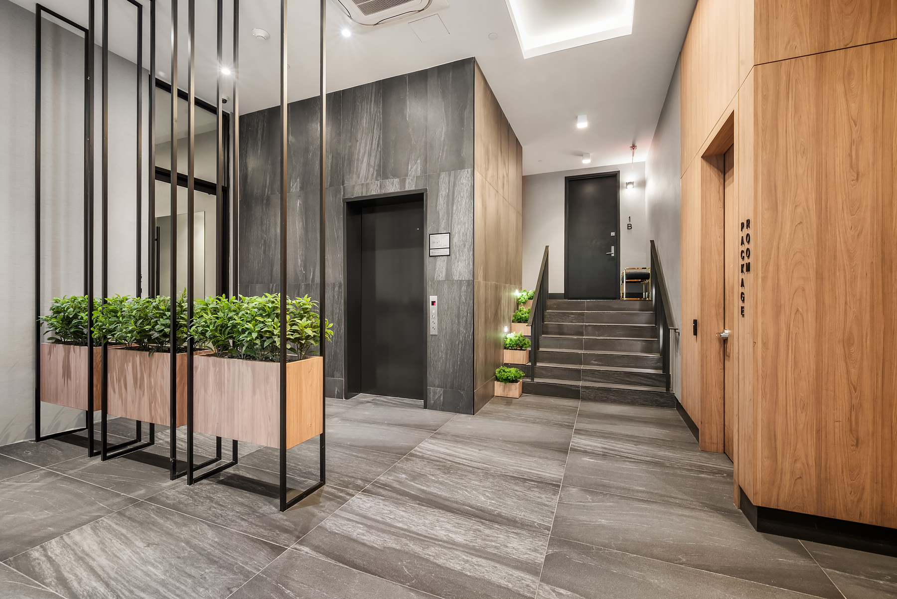 552 Prospect Place, Unit 3E Brooklyn, NY 11238 - Photo 8 of 10 a view of a entryway with wooden floor and a glass door