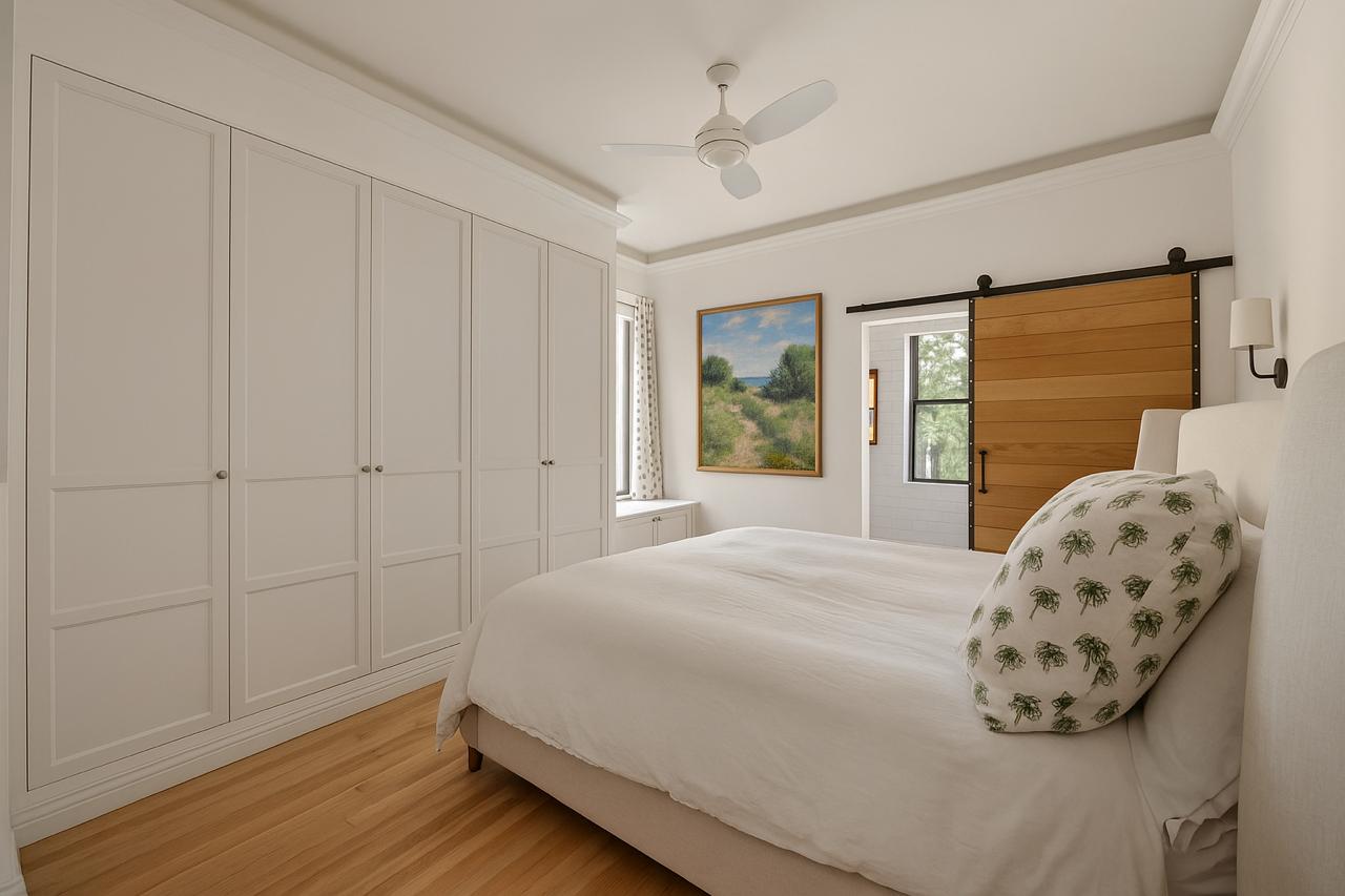 209 Clinton Street, Unit 4L Brooklyn, NY 11201 - Photo 8 of 17 a bedroom with a bed and a window