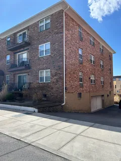 a front view of a building