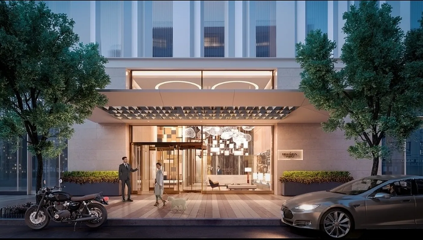 1 City Point, Unit 25L Brooklyn, NY 11201 - Photo 13 of 25 a car parked in front of a building